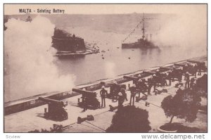 MALTA , 00-10s : saluting Battery