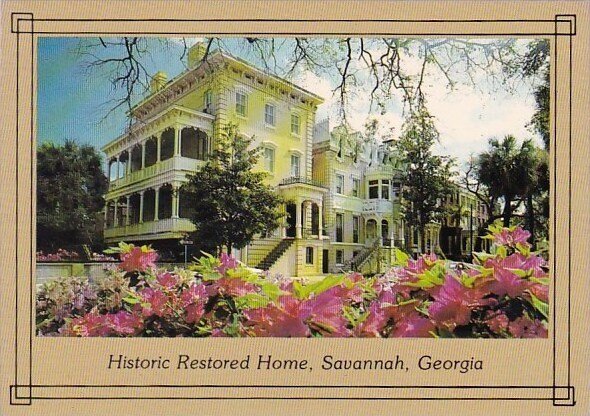 Monterey Square Historic Restored Home Savannah Georgia