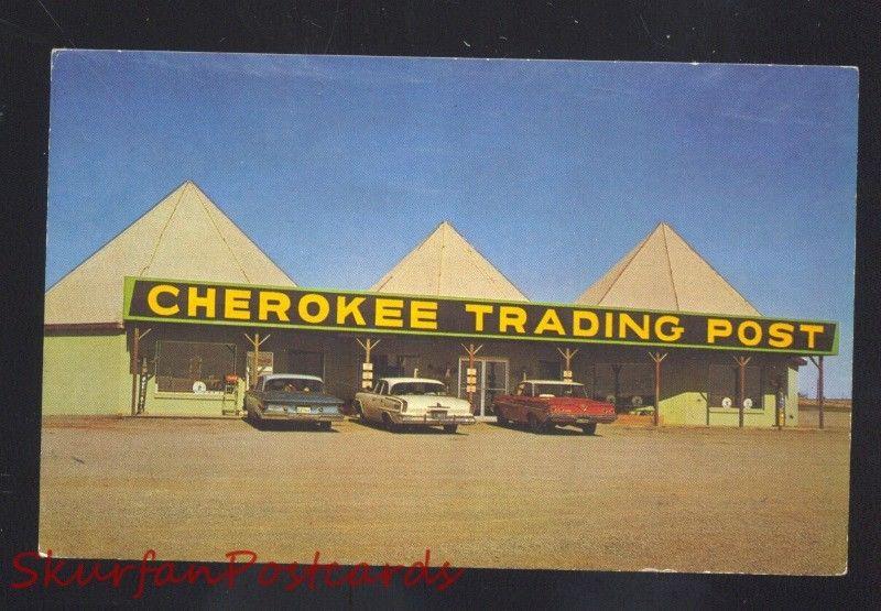 EL Reno Oklahoma Route 66 Cherokee Indian Trading Post OLD Cars Store