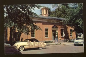 Wayne, Michigan/MI Postcard, United States Post Office, 1950's Cars