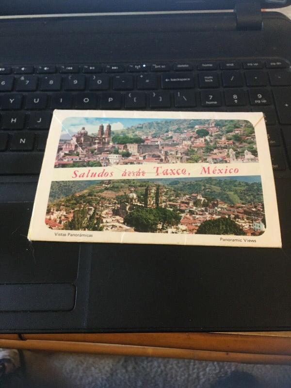 Vintage Picture Postcard Book: 70s Taxco Mexico , 13 views