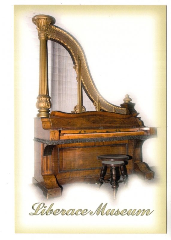 Kuhn & Ridgeway Harp Piano, Liberace Museum, Las  Vegas, Nevada