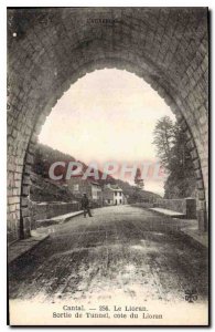 Postcard Old Lioran Tunnel exit side Lioran
