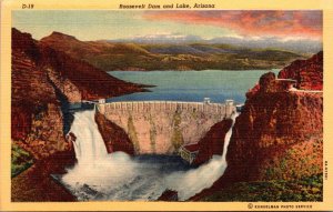 Arizona Roosevelt Dam and Lake Curteich