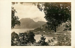 RPPC Postcard Pago Pago Harbor American Samoa South Pacific Tutuila