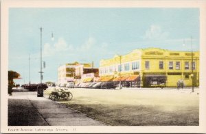 Fourth Avenue Lethbridge Alberta AB Kitson's Pharmacy Unused PECO Postcard H56