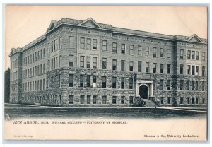 c1910 Medical Building University of Michigan Ann Arbor MI Tuck Art Postcard