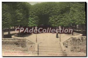 Old Postcard Gournay en Bray Seine Staircase Entree and Grands Boulevards