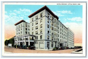 Little Rock Arkansas Postcard Hotel Marion Exterior View Building c1920 Unposted