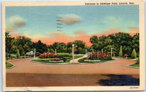 M-44749 Entrance to Antelope Park Lincoln Nebraska