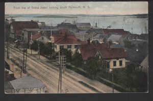 Nova Scotia YARMOUTH From top of Grand Hotel looking South St View pm1907 ~ DB