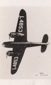 Bristol Blenheim Mk4 Bomber Military War Real Photo Aircraft Plane Postcard