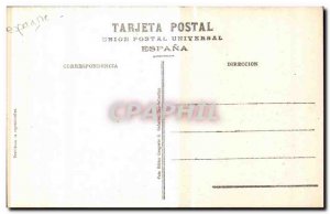 Old Postcard Spain Espana Spain San Sebastian Estatua del Almirante Oquendo