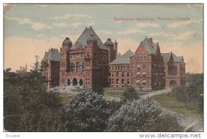 Parliament Buildings, Toronto, Ontario, Canada, PU-1918