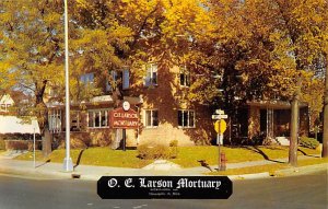 O.E. Larson Mortuary Minneapolis, MN USA Funeral Home Unused 