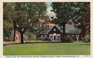 HAMPDEN-SYDNEY, Virginia, 10-20; College Shop & Administration Building, College