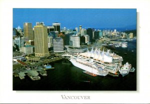 Canada Vancouver Aerial View Skyline and Coal Harbour Waterfront