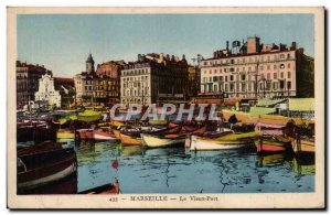 Marseille - The Old Port - Old Postcard