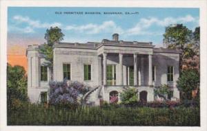 Georgia Savannah The Old Hermitage Mansion