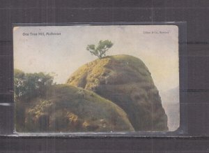 INDIA, MATHERAN, ONE TREE HILL, c1910 ppc., unused.