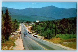 1960 Twin Mountain New Hampshire Postcard Highway Presidential Range Washington