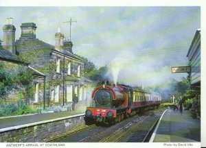 Railway Postcard - Train - Antwerp's Arrival at Goathland - Ref 10157A