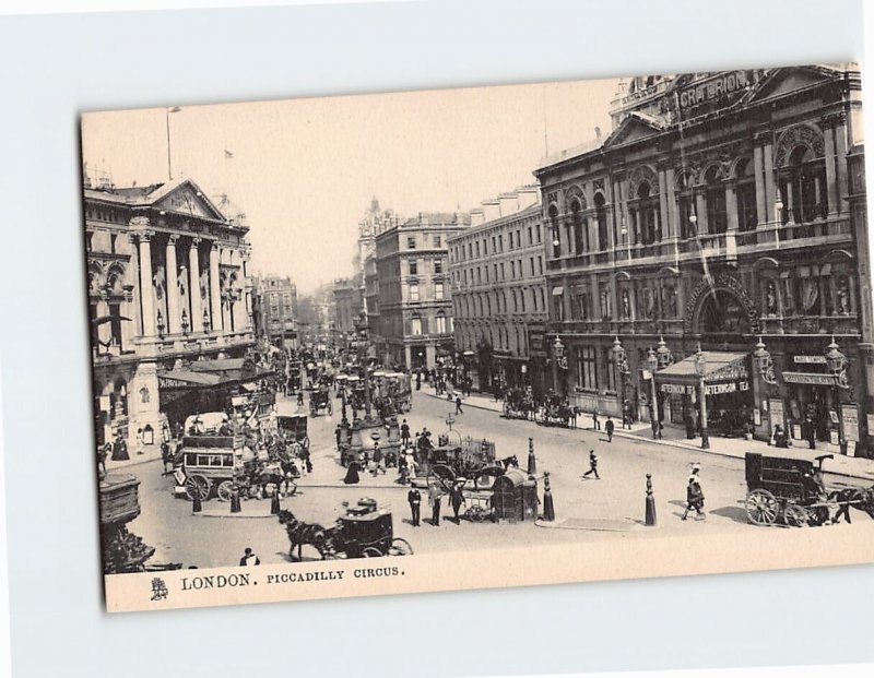 Postcard Piccadilly Circus London England