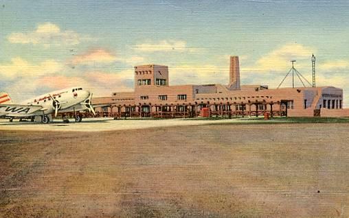 NM - Albuquerque. Administration Building, Municipal Airport