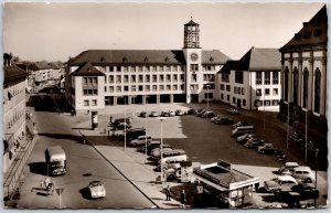 Worms Am Rhein Rathaus Germany City Government Offices Real Photo RPPC Postcard