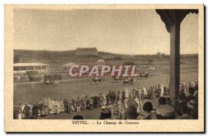 Old Postcard Horse Riding Equestrian Vittel a racetrack