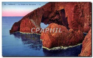 Old Postcard Theoule Cave Gardanne