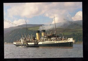 F2916 - CSPCo. Paddle Steamer - Jeanie Deans - built 1931 - postcard