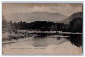 c1940's Moat Mt. Saco River View North Conway New Hampshire NH Unposted Postcard