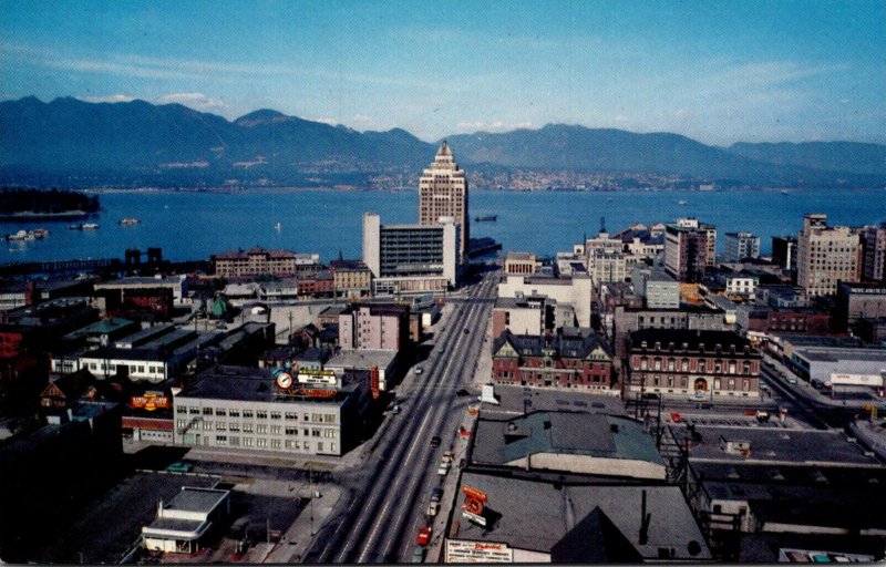 Canada Vancouver Overlooking Business District