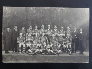 London Chelsea RUGBY TEAM College of St. Mark's & St. John c1926 RP L.E.Muller