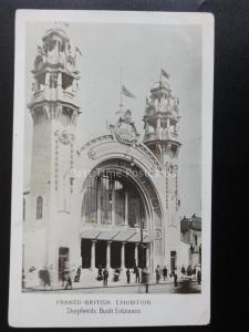 London FRANCO BRITISH EXHIBITION Shepherds Bush Entrance c1908 RP by E Alexander