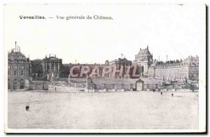 Old Postcard Palace Of Versailles Vue Generale du Chateau