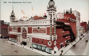 The Hippodrome NY New York Circus Features Unused HHT Co. Postcard F62