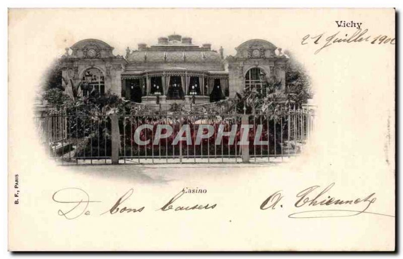 Postcard Old Casino Vichy