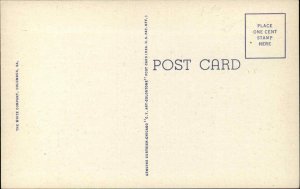 Columbus GA Joy's Flower Shop Store NICE LINEN Postcard