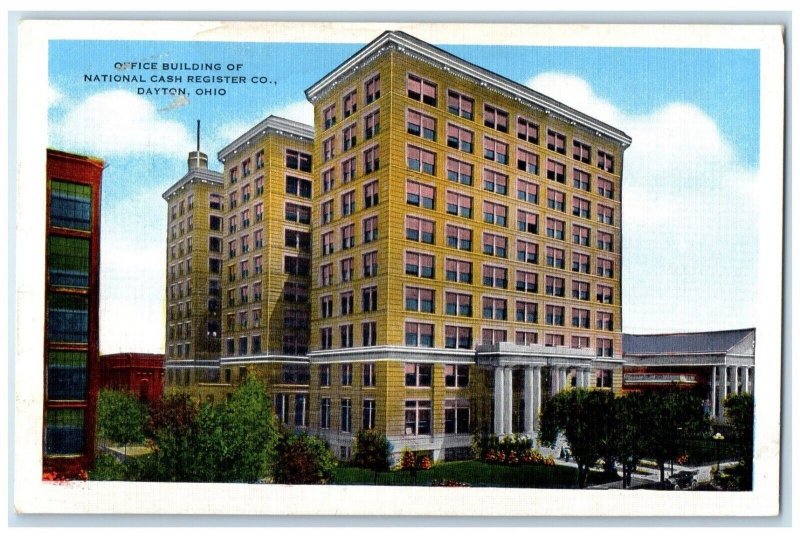 c1940 Exterior Office Building National Cash Register Co Dayton Ohio OH Postcard