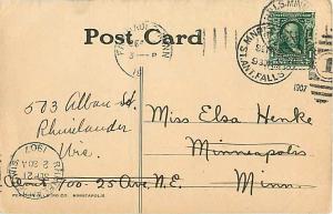 School for the Blind Faribault Minnesota MN 1907 Divided Back