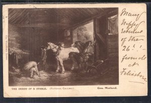 The Inside of a Stable,Morland Painting BIN