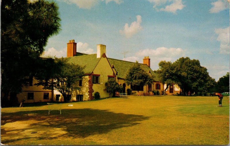 Postcard Southern Pines Country Club in Southern Pines, North Carolina