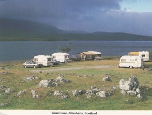 Grummore Altnaharra Scottish Caravan Club 1980s Postcard