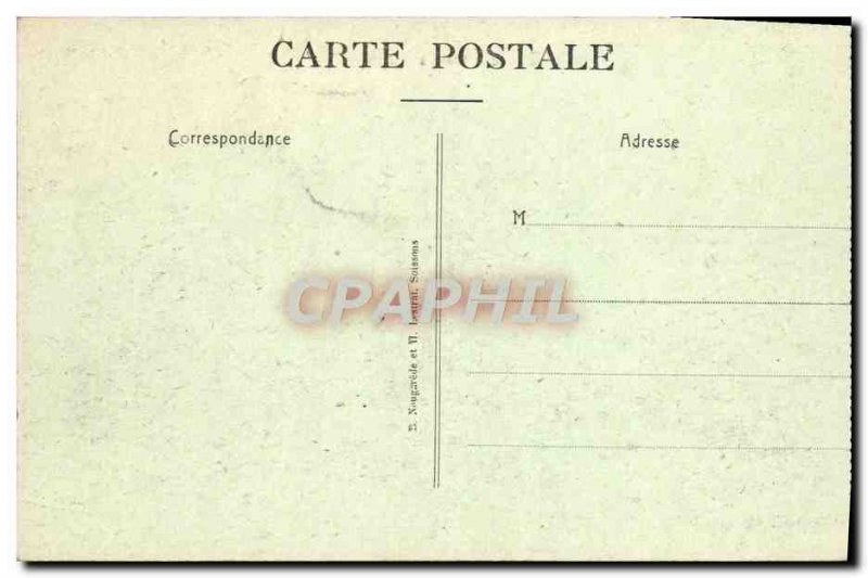 Old Postcard Chemin Des Dames Pargny Army