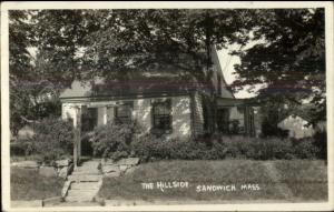 Sandwich Cape Cod MA The Hillside c1920s-30s Real Photo Postcard