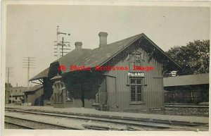 Depot, Illinois, Plano, RPPC, Chicago Burlington & Quincy Railroad Station,Photo