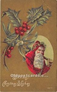 Santa Claus Christmas Dated 1911 in writing, postal marking does not say date...