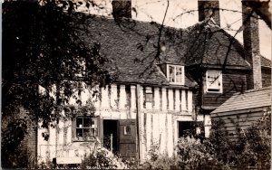 VINTAGE POSTCARD JACOBES HALL AT BRIGHTLINGSEA ESSEX U.K. REAL PHOTO SCARCE VIEW